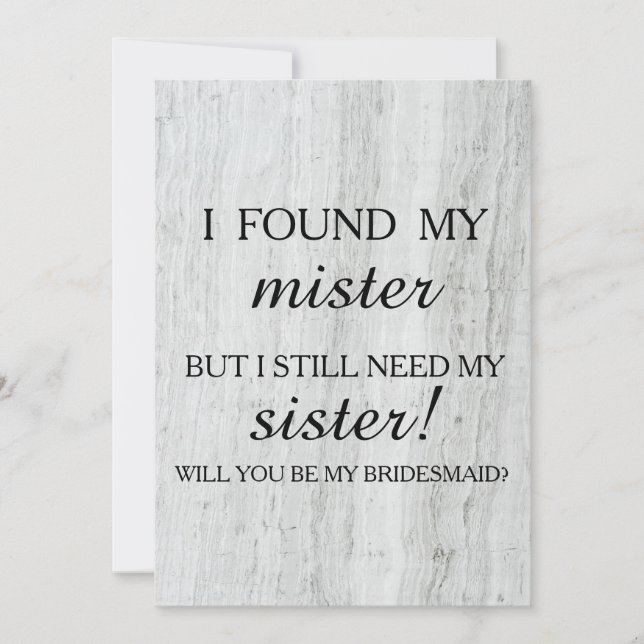 Convites Você será minha dama de honra? (Frente)