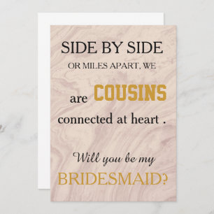 Convites Você será minha dama de honra?