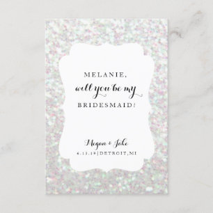 Convites Você será minha dama de honra - dia do casamento
