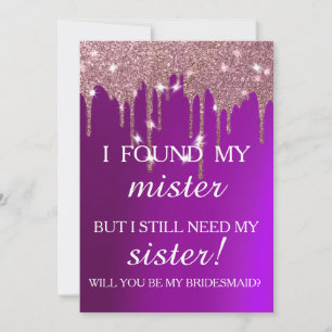 Convites Você será minha dama de honra? Invi de Drivers D