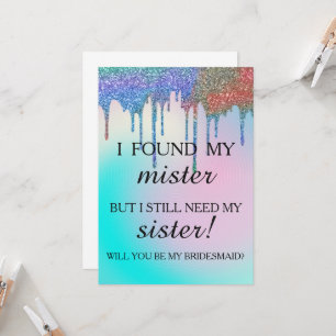 Convites Você será minha dama de honra? Invi de Drivers Dou