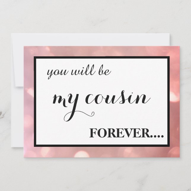 Convites Você será minha dama de honra júnior? (Frente)