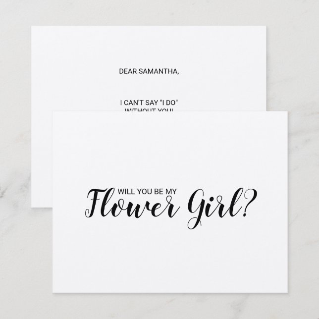 Convites Você Será Minha Dama de Honra? Papel Kraft Rústico (Frente/Verso)