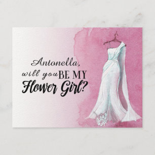 Convites "Você será minha florista"