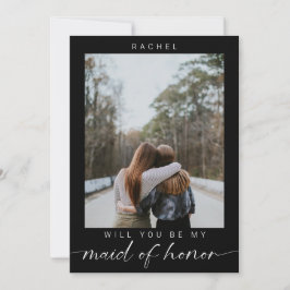 Convites Você será minha Madrinha de casamento Mínima Foto