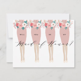Convites Você Será Minha Madrinha de casamento? | Placa Bri