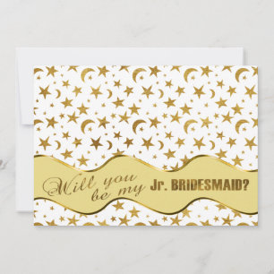 Convites Você será minha mãe de honra? Design de Bling Dour