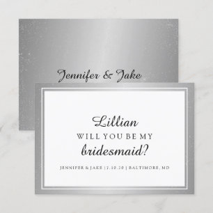 Convites Você Será Minha Placa De Bridesmaid - Fab Cláss