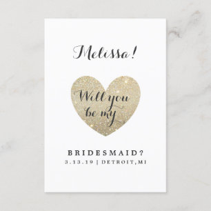 Convites Você Será Minha Placa De Bridesmaid - Fab Do Cor