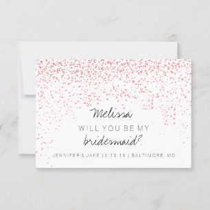 Convites Você Será Minha Placa De Ponta - Confetti Fab P