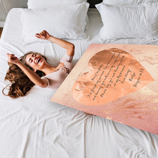 Convites Você Será Minha Porta-Cabra Rosa Rosa Rosa Rosa Ro (Will You Be My Bridesmaid Pink Rose Brush Heart Invitation)