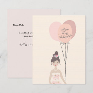 Convites Você Será Minha Porta-Voz?   Placa Bridesmaid