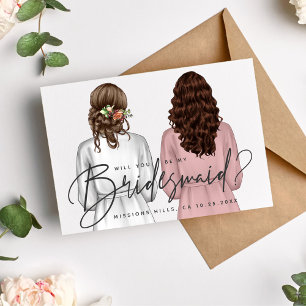 Convites Você Será Minha Porta-Voz? Raparigas em Robes V2 I