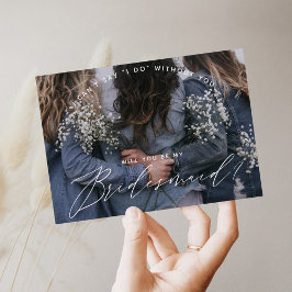 Convites Você Será Minha Porta-Voz? Rosa Dourado e Invit. B