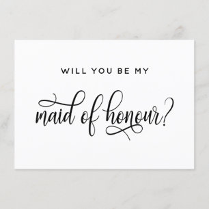 Convites Você Será Minha Proposta De Madrinha de casamento?