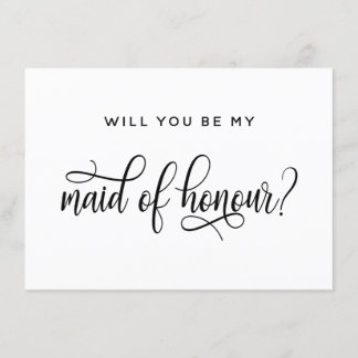 Convites Você Será Minha Proposta De Madrinha de casamento?