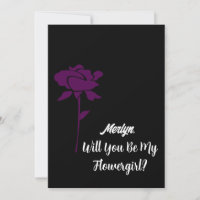Você Será Minha Rosa Roxinha De Casamento Roxo?