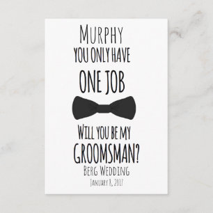 Convites Você só tem um trabalho que será meu padrinho de c