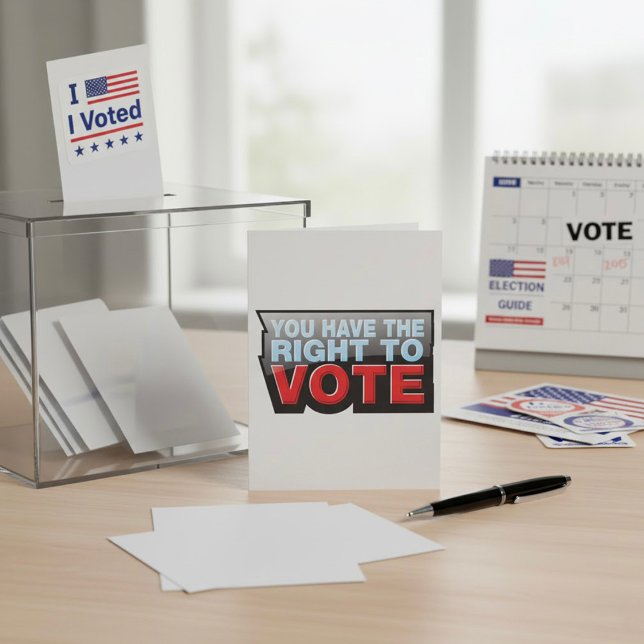 Convites Você Tem O Direito De Votar (Criador carregado)