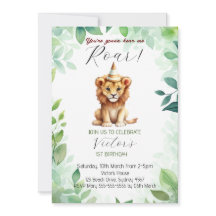 Você vai me ouvir primeiro aniversario rugido