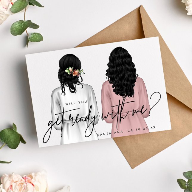 Convites Você Vai Se Aprontar Comigo? Carta Garotas de Robe (Criador carregado)