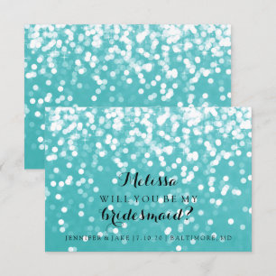 Convites Você Vai Ser A Minha Carta De Bridesmaid - Que Got