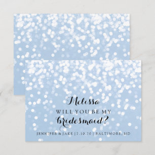 Convites Você Vai Ser A Minha Carta De Bridesmaid - Que Got