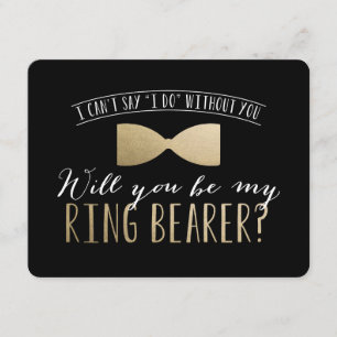 Convites Você vai ser meu Ring Bearer?   Padrinhos de casam