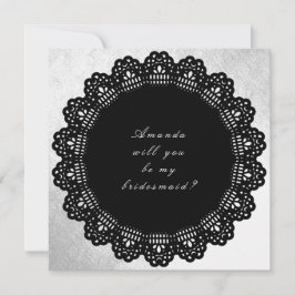 Convites Você Vai Ser Minha Porta-Cabras Negra