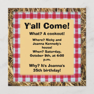 Convites Você vem evento informal