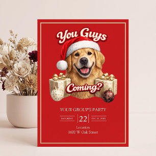 Convites Vocês Estão Recebendo Presentes? Festa de Natal Di