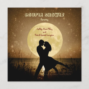 Convites Voe-me ao chá do casal da lua