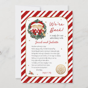 Convites Voltamos à letra Elf