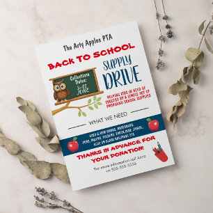 Convites Voltar ao FLYER do Fusor de Recursos Escolares