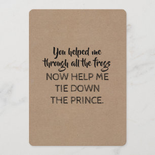 Convites Vontade engraçada do estilo do conto de fadas você