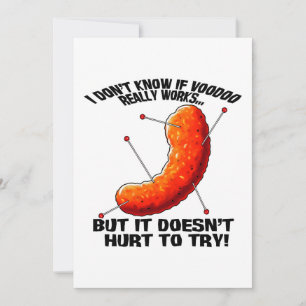 Convites Voodoo Cheese Puff - Piada Anti-Trump