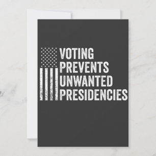 Convites Votação Impede Presidências Indesejadas Americanas