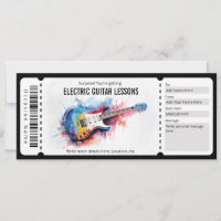 Voucher de Aulas de Guitarra Elétrica Surpresa