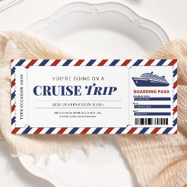 Convites Voucher de Bilhete de Viagem de Passagem de Embarq