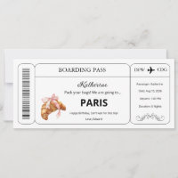 Voucher Personalizado, Passagem de Embarque para V