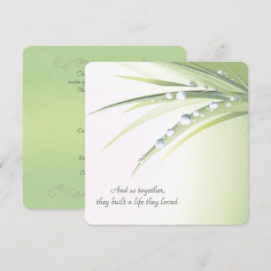 Convites Vow Renewal Wedding gotas