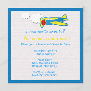 Convites Vroom…. A festa de aniversário convida