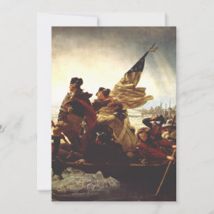 Convites Washington Cruzando o Delaware de Emanuel Leutze