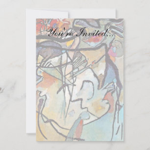 Convites Wassily Kandinsky - Composição Cinco Abstrato