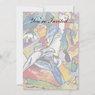 Convites Wassily Kandinsky - Composição II - Arte Abstrato