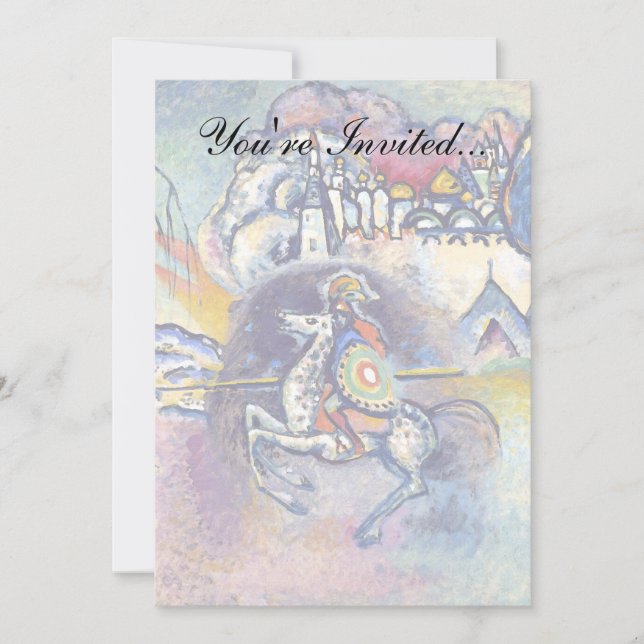 Convites Wassily Kandinsky - Santo George & The Hormens (Frente)