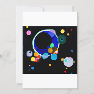 Convites Wassily Kandinsky - Vários Círculos