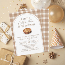 Watercolor A Little Cutie Pie está a caminho