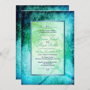 Convites Watercolor Beach, Palm Trees Invitations.