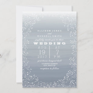 Convites Watercolor Chambray + Casamento Respiratório do B